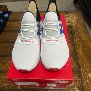 New Balance MROAVWL1 Fresh Foam Roav White Black Red Men's Size 12 NEW!